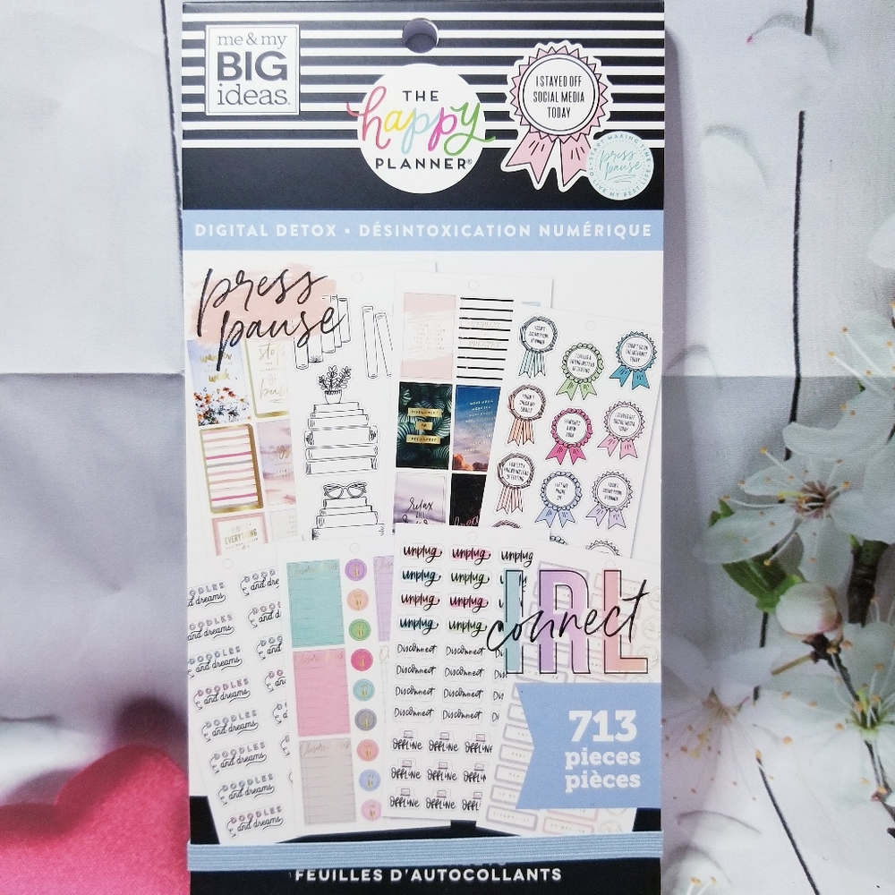Digital Detox Sticker Book The Happy Planner New